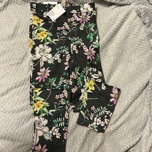 Floral dress pants